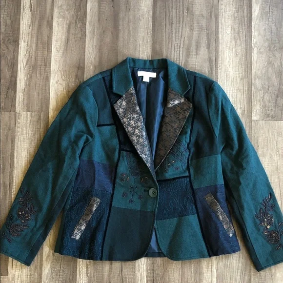 Coldwater Creek Jackets Coats Coldwater Creek Teal Green